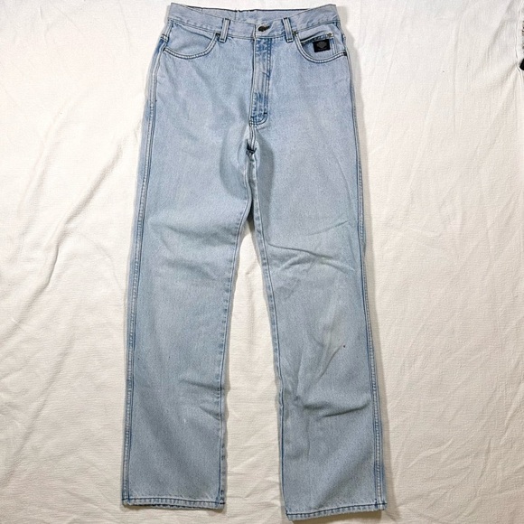 Harley-Davidson Denim - harley davidson vintage boot cut straight high waisted jeans 10L 100% cotton